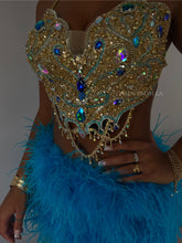 Load image into Gallery viewer, BLUE RICAN CO-ORD
