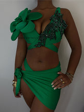 Load image into Gallery viewer, GREEN FARAH BIKINI
