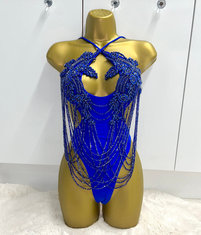 HANDMADE BLUE SWIM COSTUME