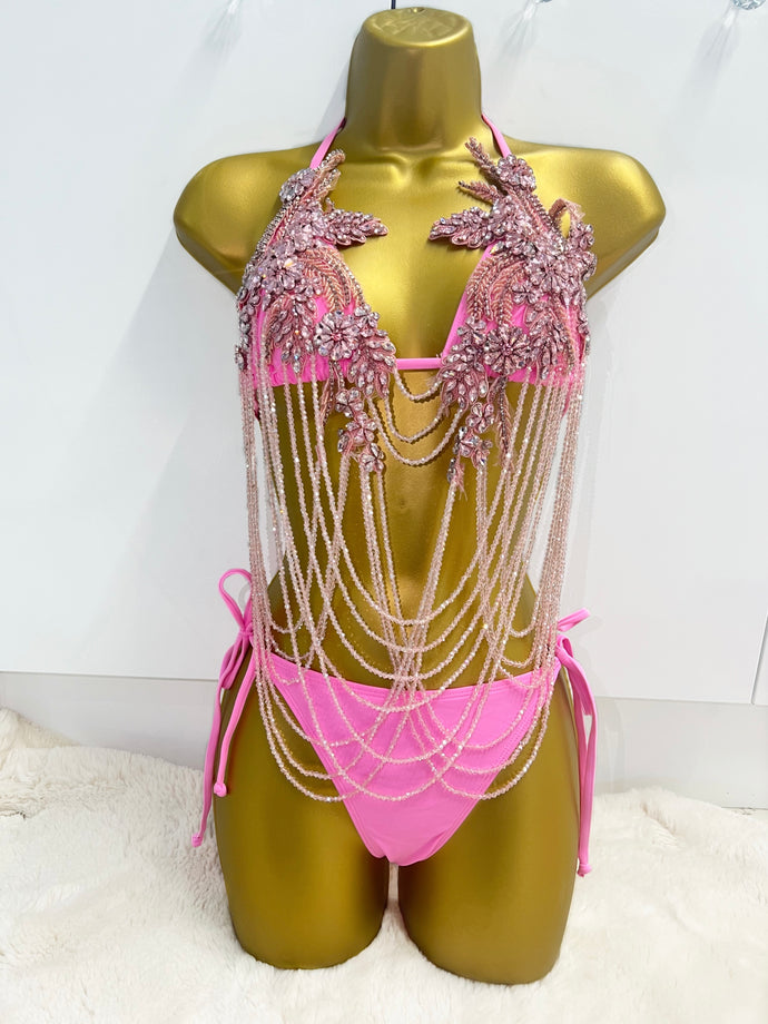 HANDMADE PINK  BIKINI