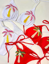 Load image into Gallery viewer, WHITE PALM BIKINI

