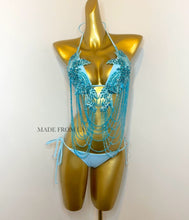 Load image into Gallery viewer, HANDMADE TIFFANY BLUE BIKINI
