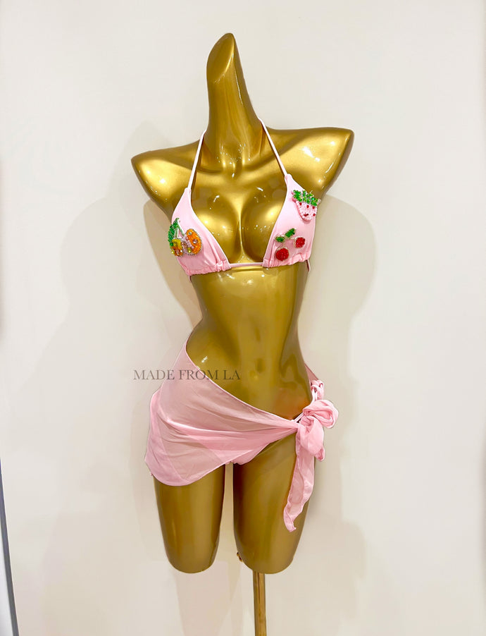 PINK FRUIT CANDY BIKINI