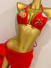 Load image into Gallery viewer, RED FRUIT CANDY BIKINI
