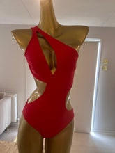 Load image into Gallery viewer, Red swim costume
